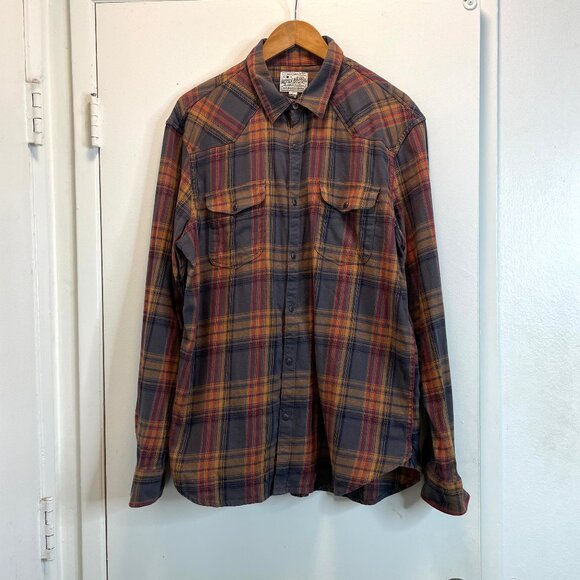 Lucky Brand Other - LUCKY BRAND Mens Shirt Large Snap Long-Sleeve Saturday Stretch Western Plaid